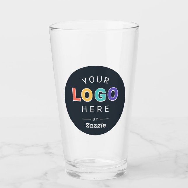 Verre Logo de l'entreprise à votre façon (Devant)