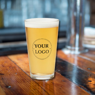 Verre Logo de marque commerciale Bière moderne