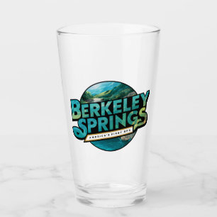 Verre Logo de voyage illustré de Berkeley Springs