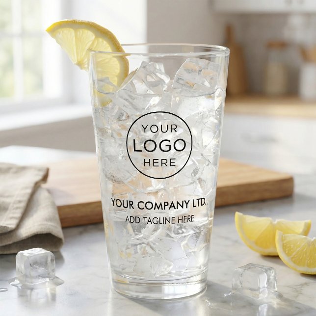 Verre Logo d'entreprise personnalisé (Créateur téléchargé)