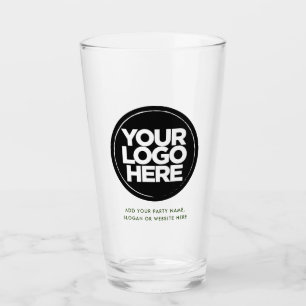 Verre Logo et lunettes de bière personnalisées en vert f
