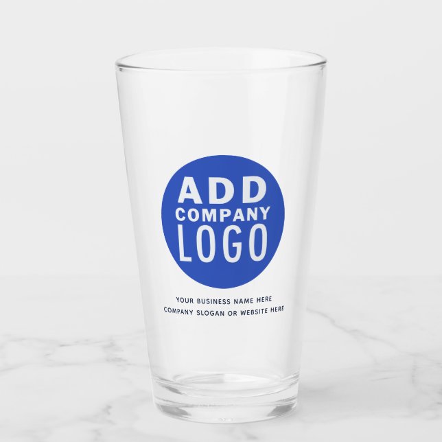 Verre Logo et nom d'entreprise modernes (Devant)