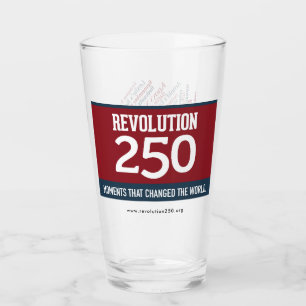 Verre Logo et nuage de mots Rev250 - Couleur
