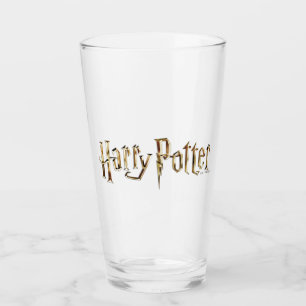 Verre Logo Gold Harry Potter