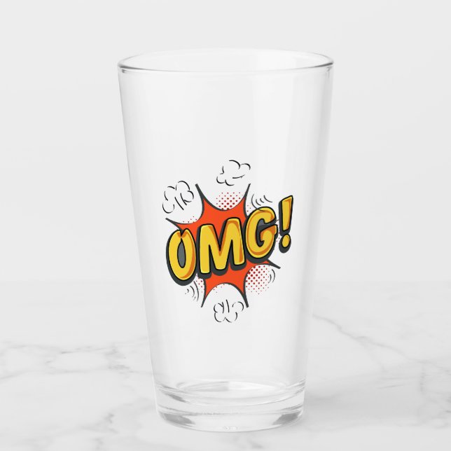Verre logo OMG (Devant)