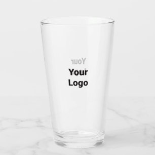 Verre Logo personnalisé simple et élégant ici société cl