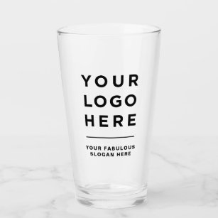 Verre Logo professionnel simple Slogan Entreprise