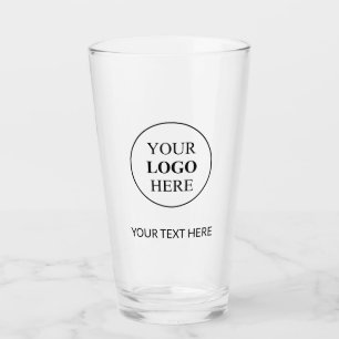 Verre Logo promotionnel personnalisé - Pas de commande m