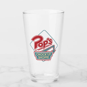 Verre Logo rouge de la boutique Pop's Chock'Lit