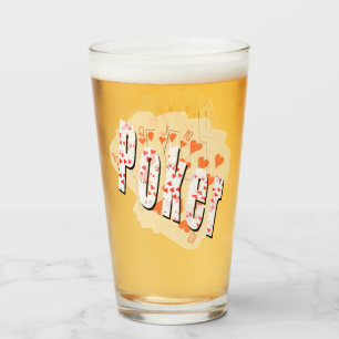 Verre Logo Royal Heart Flush Poker,