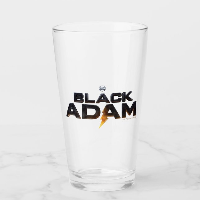 Verre Logo théâtral Black Adam (Devant)