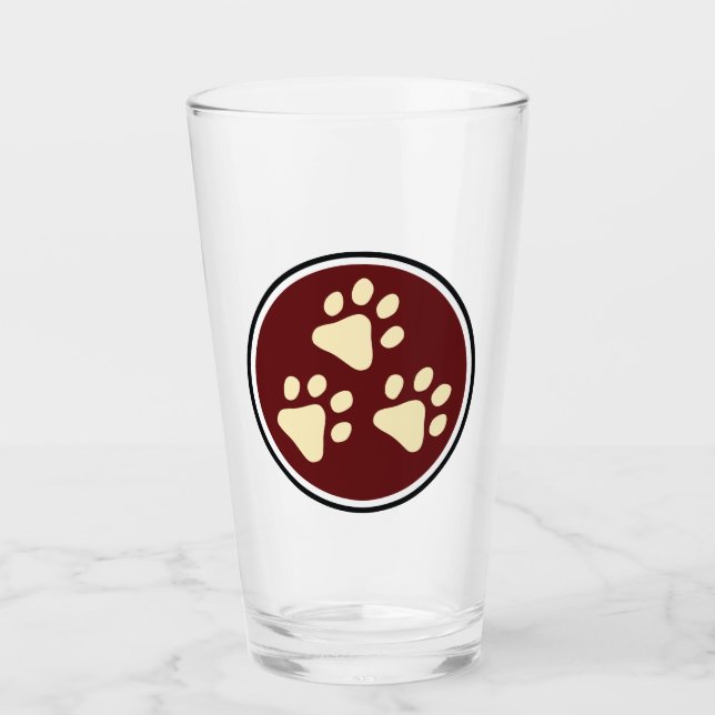 Verre Logo Tripawds 3 pattes (Devant)