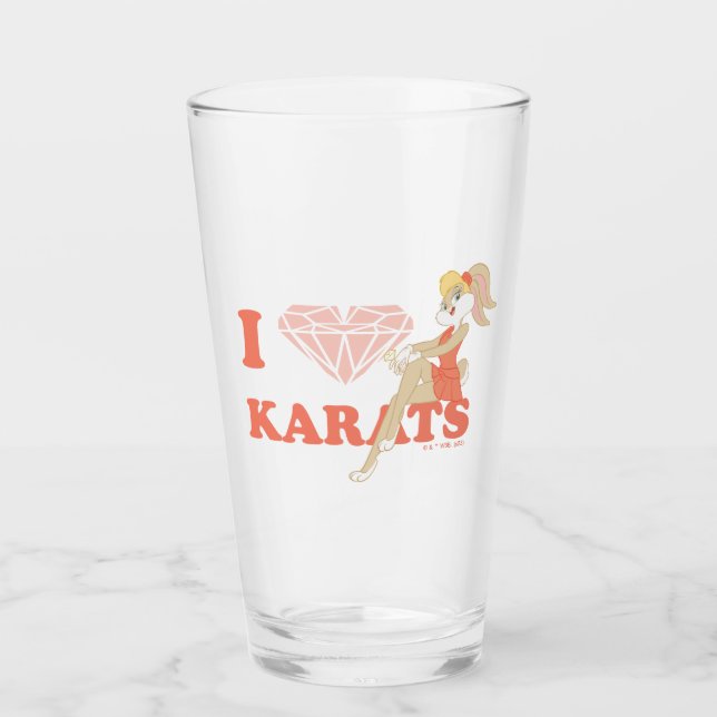 Verre Lola Bunny I Heart Karats (Devant)