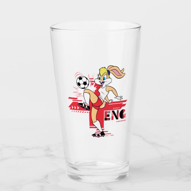 Verre Lola Bunny Team England Soccer Graphic (Devant)