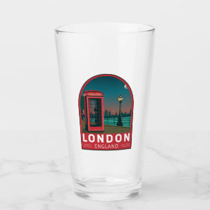 Verre Londres Angleterre Retro Travel Art Vintage