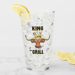 Verre Longhorn Steer Glass