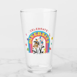 Verre LOONEY TUNES™ - Celebrate Diversity Pride Rainbow