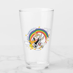 Verre LOONEY TUNES™ - Love Yourself Pride Badge