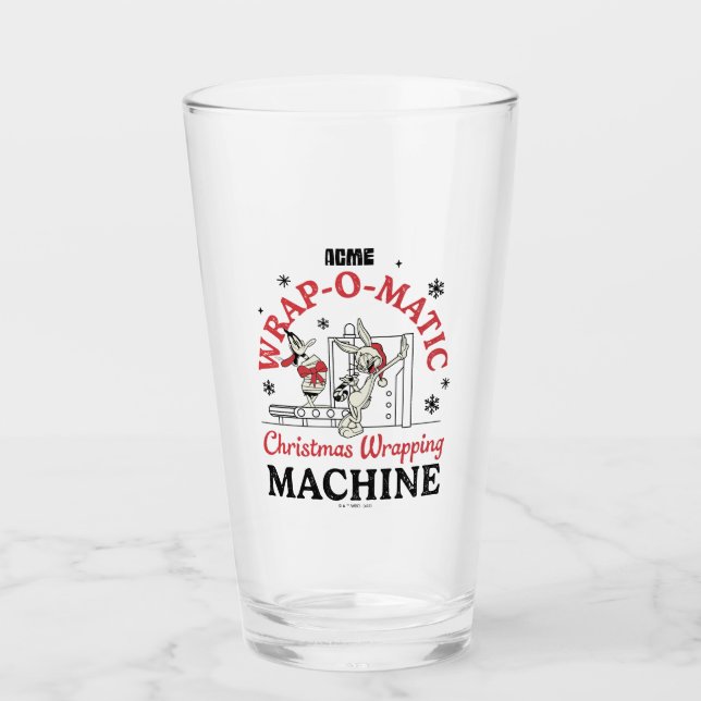 Verre LOONEY TUNES™ | Machine à envelopper ACME-O-Matic (Devant)