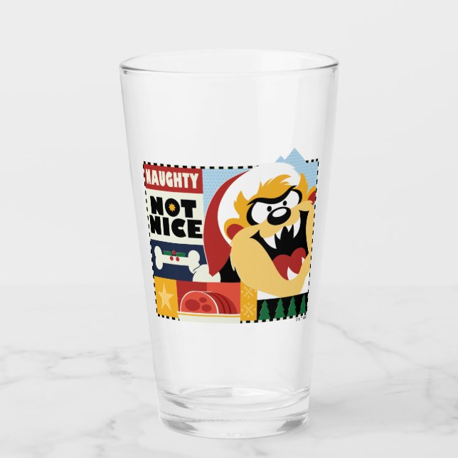 Verre LOONEY TUNES™ TAZ™ Naughty Not Nice (Devant)