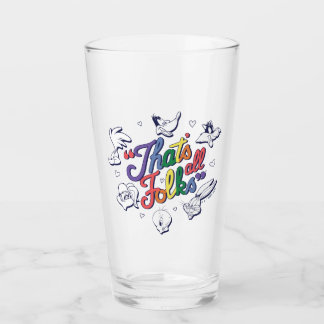 Verre LOONEY TUNES™ - That's All Folks ! Pride Badge