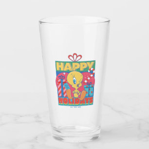 Verre LOONEY TUNES™   TWEETY™ Joyeuses fêtes