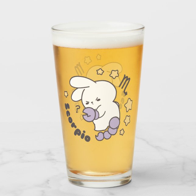 Verre Loppitokki Bunny Embracer Scorpio Zodiac Magique I (Devant (rempli))