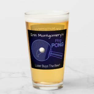 Verre Loser Achète La Bière ! Bière Ping Pong Fun Pint
