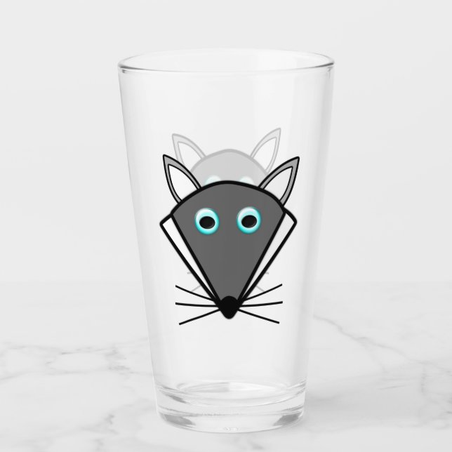 Verre Loup d'Halloween mignon (Devant)