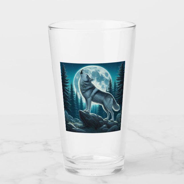 Verre Loup hurlant (Devant)