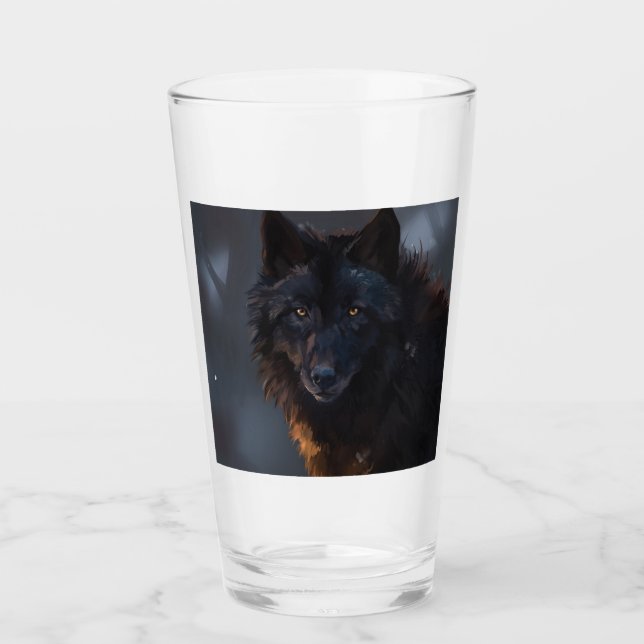 Verre Loup noir (Devant)