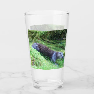 Verre Loutre de rivière Eaux tranquilles Animal Art Natu