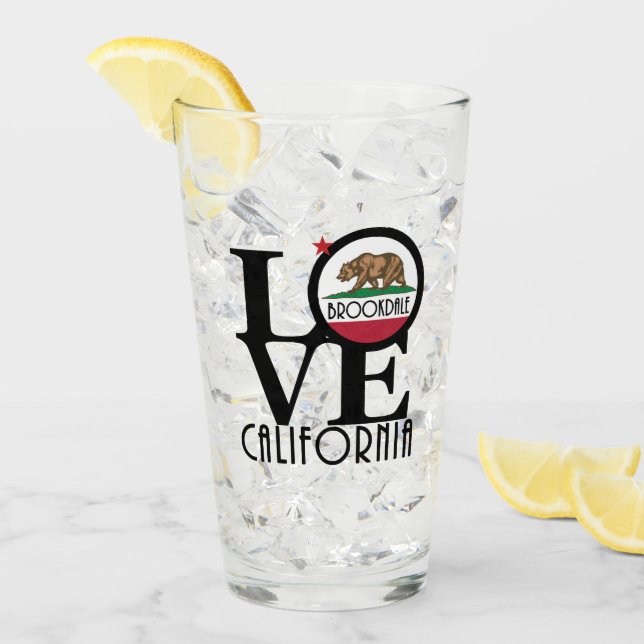 Verre LOVE Brookdale Californie (Devant glace)