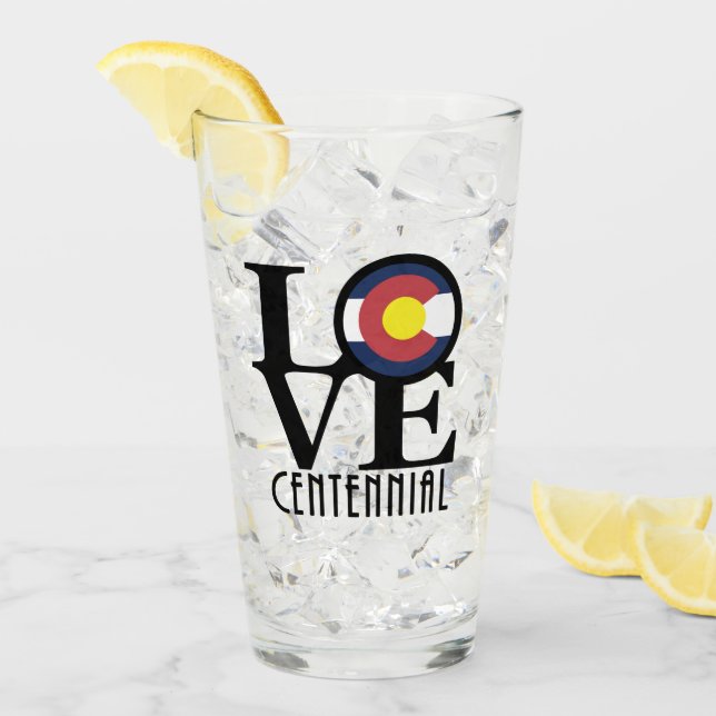 Verre LOVE Centenaire Colorado (Devant glace)