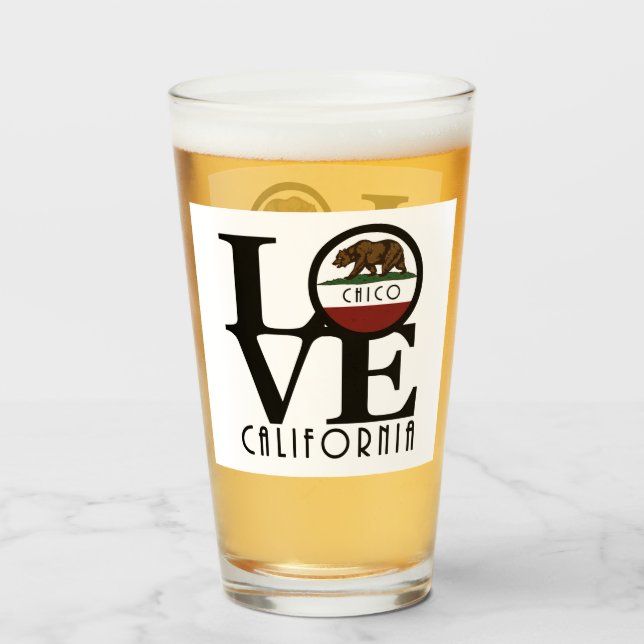 Verre LOVE Chico Californie (Devant (rempli))