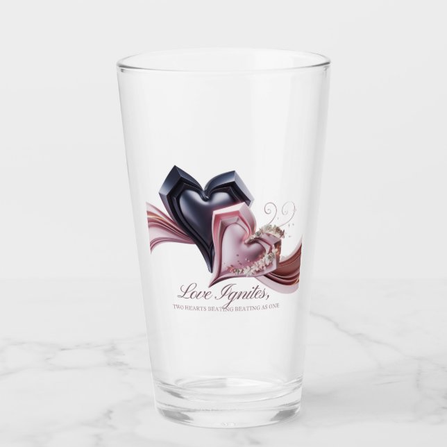 Verre Love Hearts Boire Mug (Devant)