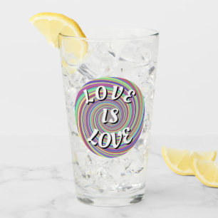 Verre Love Is Love Fierté