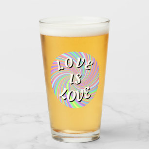 Verre Love Is Love Fierté