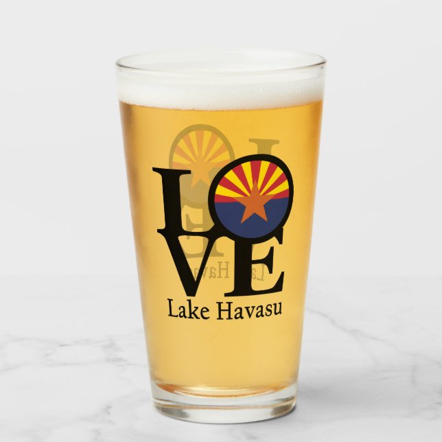 Verre LOVE Lake Havasu (Dos (rempli))