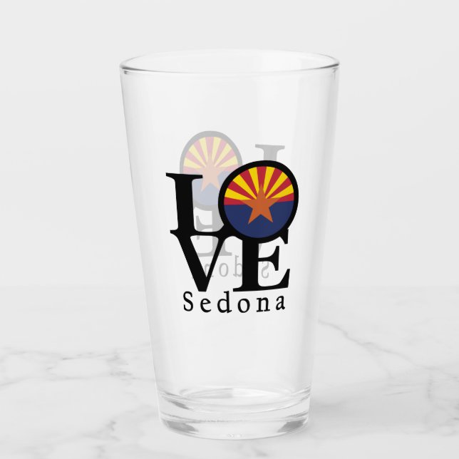 Verre LOVE Sedona Arizona (Devant)