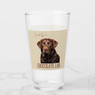 Verre Loved By A Chocolate Lab Labrador Dog Lover 