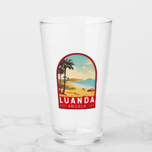 Verre Luanda Angola Travel Art Vintage