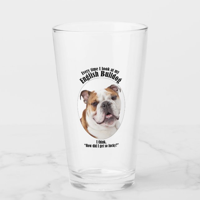 Verre Lucky Bulldog (Devant)