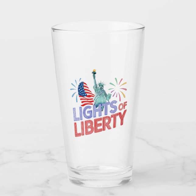 Verre Lumière de la liberté (Devant)