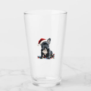Verre Lumières de Noël Bouledogue Français Cadeaux Chien