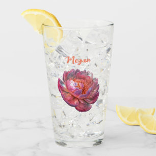 Verre Lumineuse fleur de pivoine