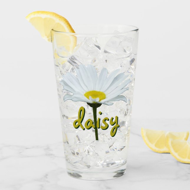 Verre Lunettes de marguerite Daisy personnalisées Lunett (Devant glace)