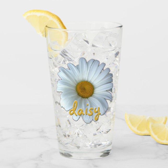 Verre Lunettes de marguerite Daisy personnalisées Lunett (Devant glace)