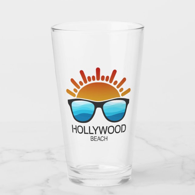Verre Lunettes de soleil Hollywood Beach Floride (Devant)
