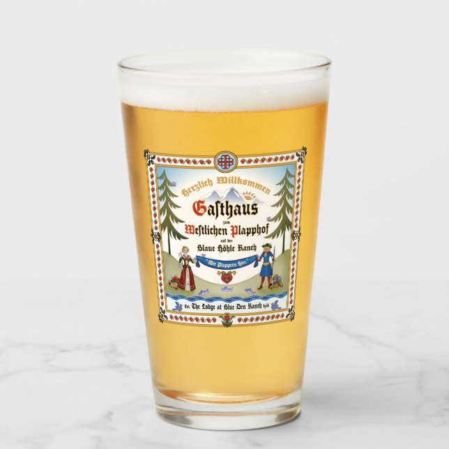 Verre Lunettes ~ Signalisation Lodge (Devant (rempli))